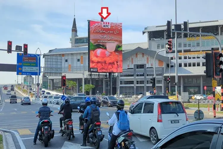 1 Panel Vertical LED Screen Billboard