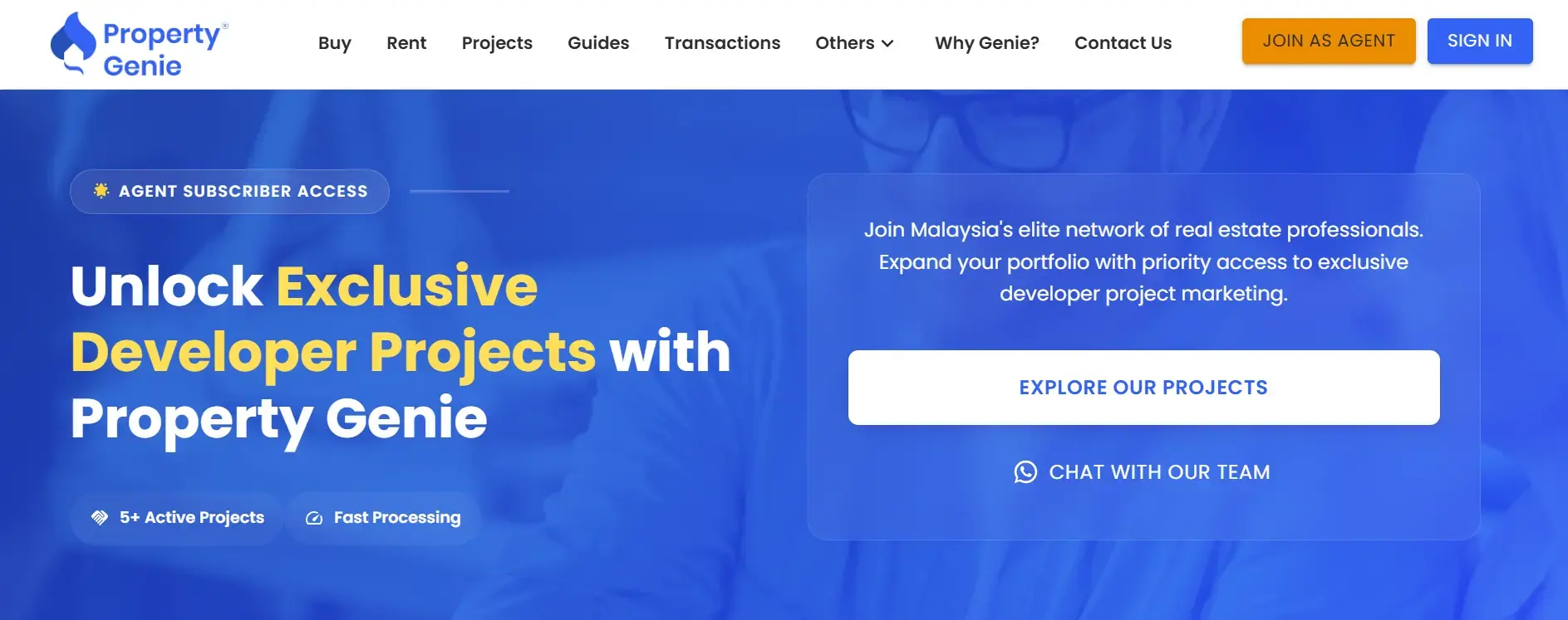 Access to Exclusive Developer Projects