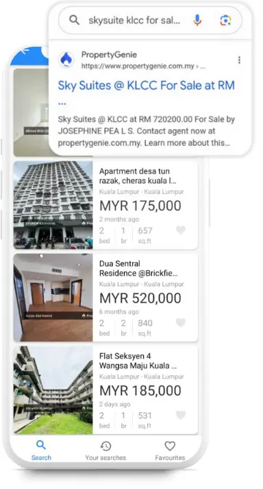 Property listing analytics for Kuala Lumpur